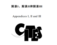 更新！CITES瀕危野生動植物種國際貿(mào)易公約目錄
