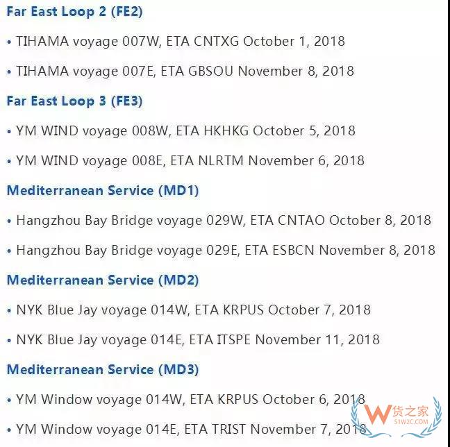 國(guó)慶之際，各大船公司發(fā)布停航跳港通知！再現(xiàn)運(yùn)價(jià)上漲、爆倉(cāng)缺柜！貨之家